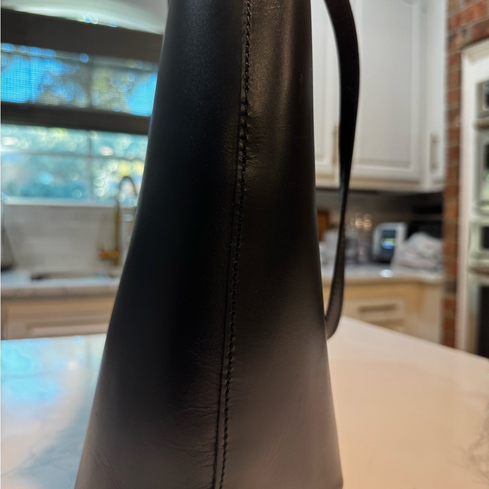 Zara leather large tote bag - Picture 3 of 9